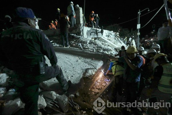 Meksika'da büyük  deprem 