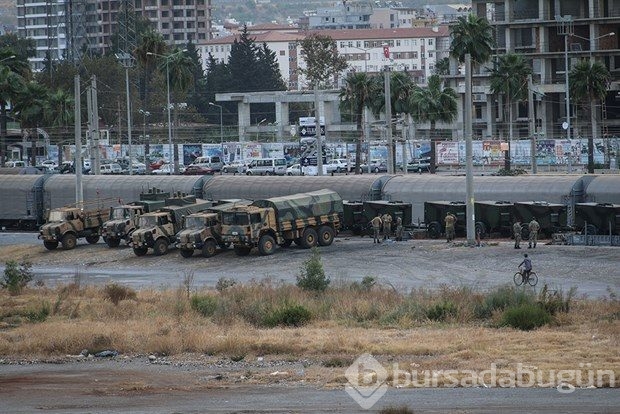 Suriye sınırına askeri sevkiyat devam ediyor
