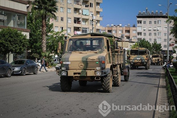 Suriye sınırına askeri sevkiyat devam ediyor
