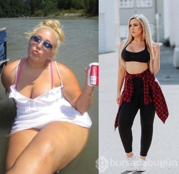 Bir adamdan hoşlandı 39 kilo verdi
