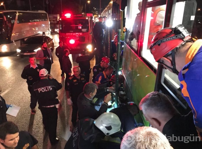 Bursa'da metro istasyonunda korkunç olay