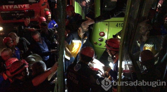 Bursa'da metro istasyonunda korkunç olay