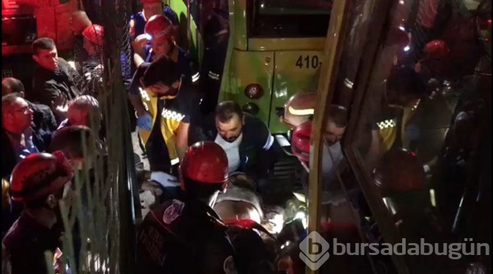 Bursa'da metro istasyonunda korkunç olay