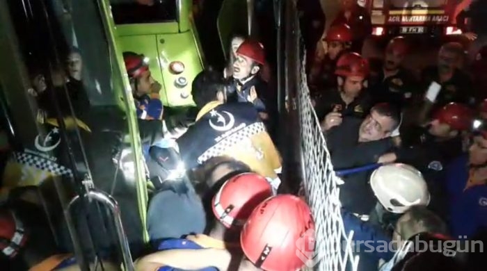 Bursa'da metro istasyonunda korkunç olay