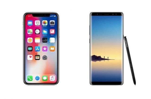 Apple iPhone X mi Galaxy Note 8 mi?