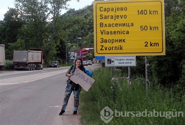 Otostopla 40 günde 18 ülke gezdiler