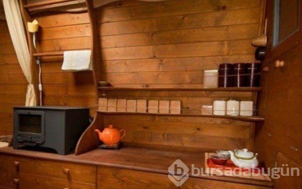 Minibüsü evi yaptı
