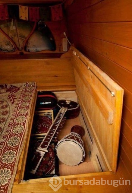 Minibüsü evi yaptı
