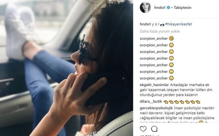 Ünlülerin ınstagram paylaşımları