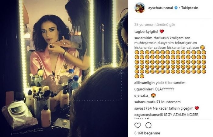Ünlülerin ınstagram paylaşımları