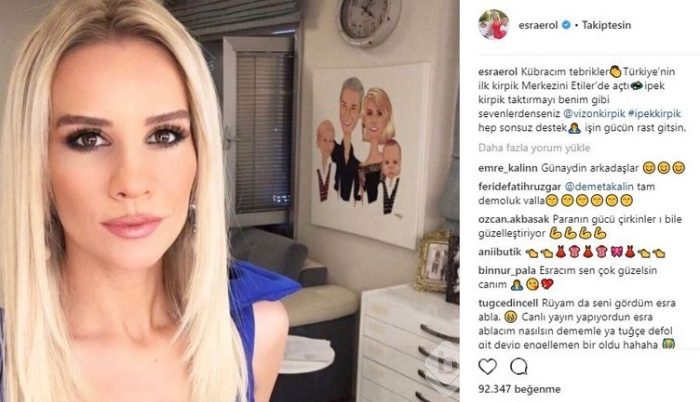 Ünlülerin ınstagram paylaşımları