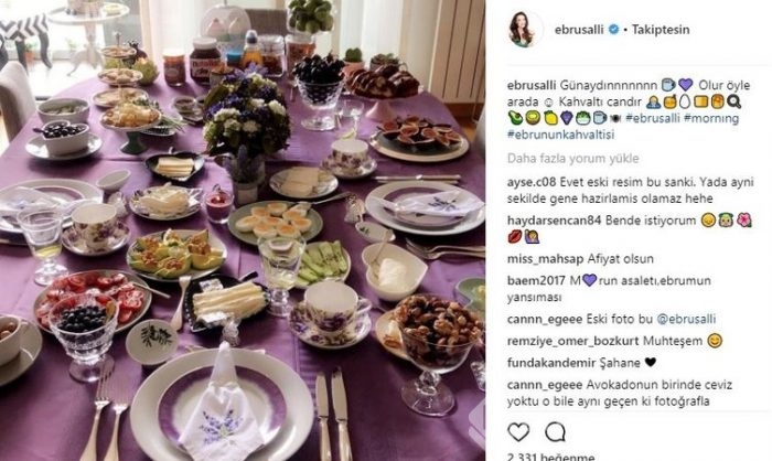 Ünlülerin ınstagram paylaşımları