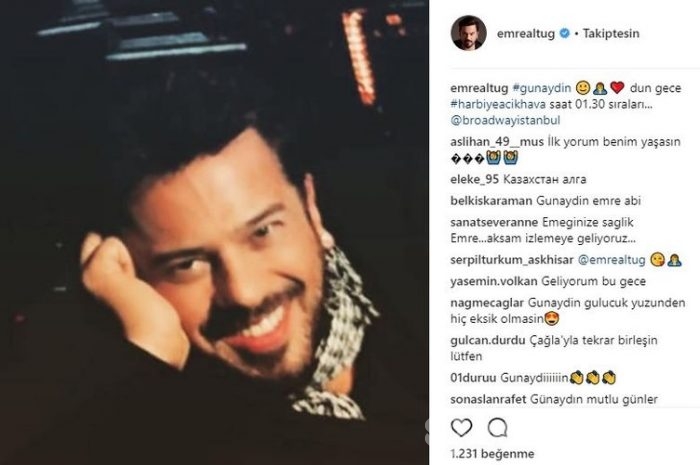 Ünlülerin ınstagram paylaşımları