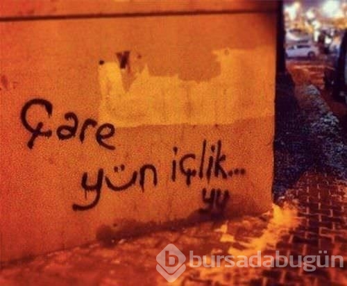 İlginç duvar yazıları