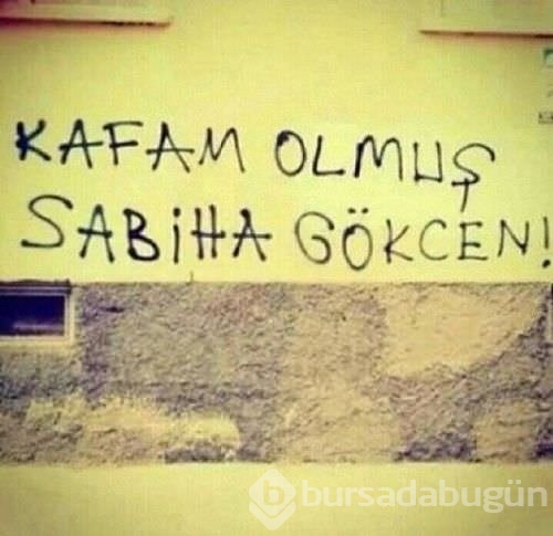 İlginç duvar yazıları