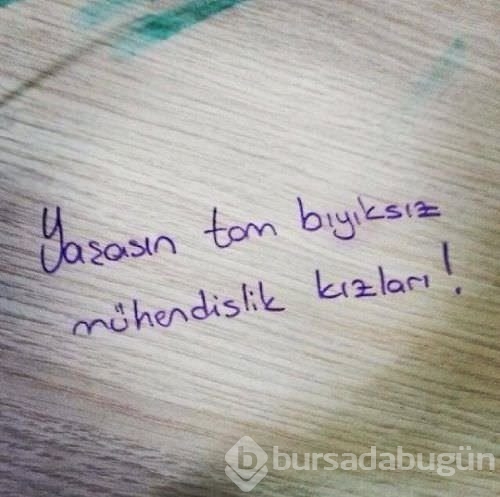 İlginç duvar yazıları