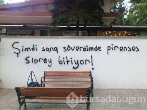 İlginç duvar yazıları