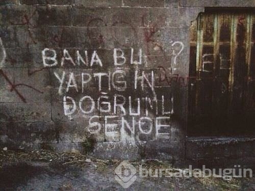 İlginç duvar yazıları
