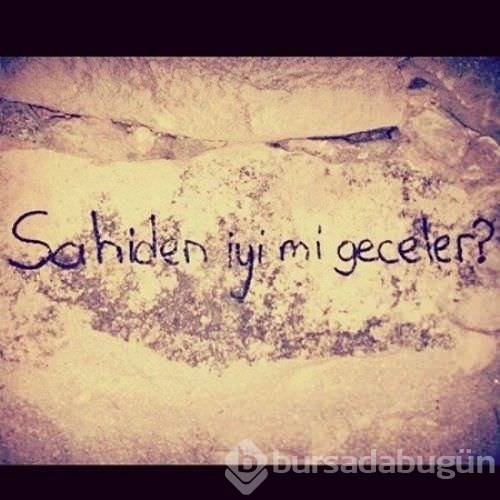 İlginç duvar yazıları