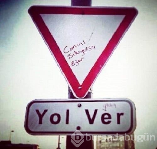 İlginç duvar yazıları