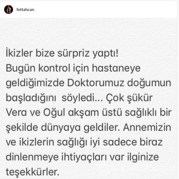 Ünlülerin Instagram paylaşımları