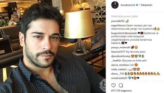 Ünlülerin Instagram paylaşımları