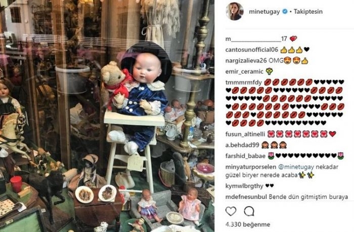 Ünlülerin Instagram paylaşımları