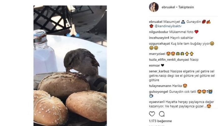 Ünlülerin Instagram paylaşımları