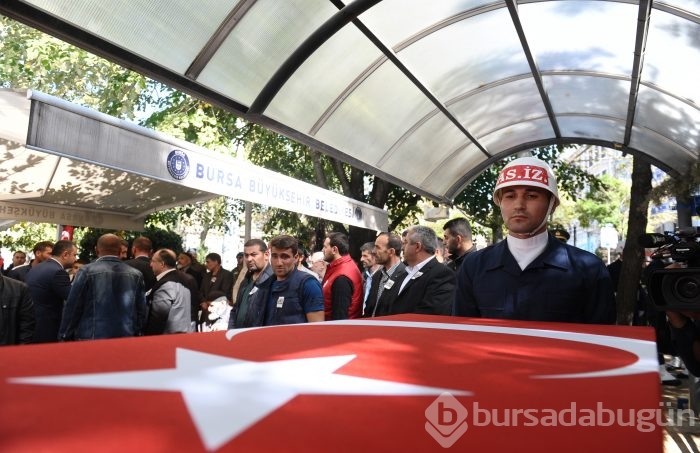 Bursa'da şehide son görev