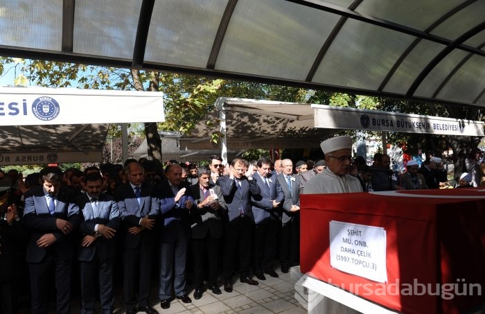 Bursa'da şehide son görev