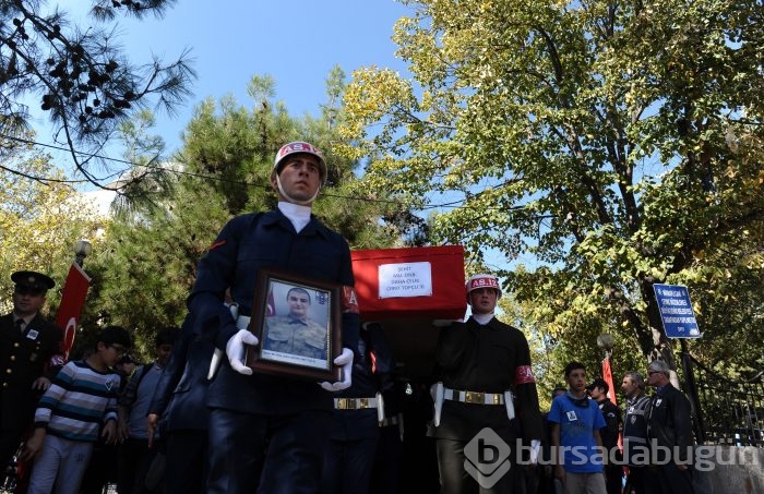 Bursa'da şehide son görev
