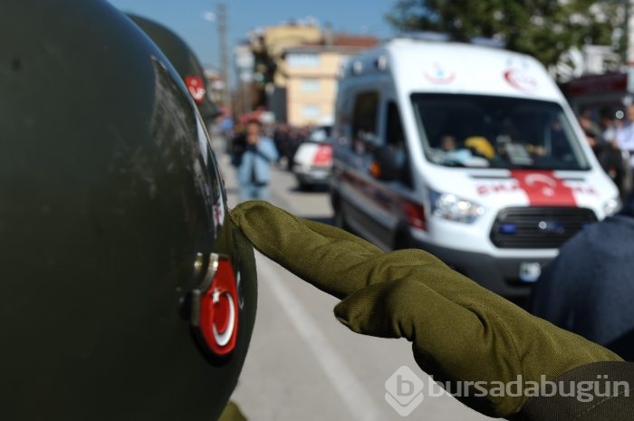 Bursa'da şehide son görev