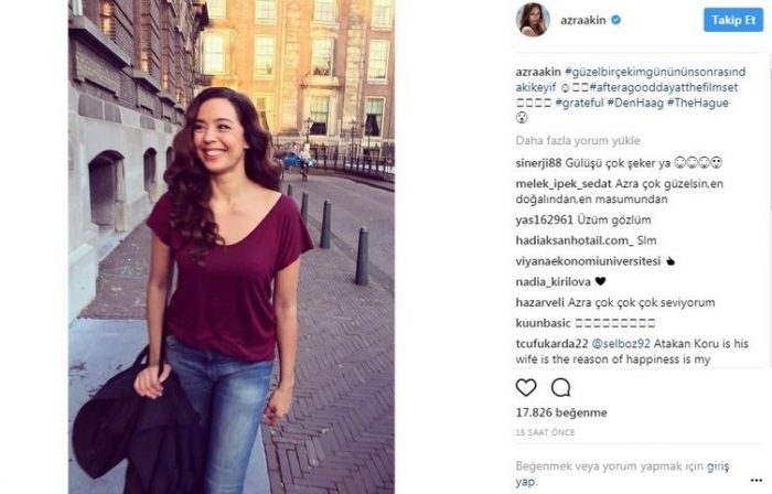 Ünlülerin instagram paylaşımları