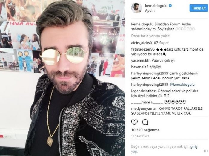 Ünlülerin instagram paylaşımları
