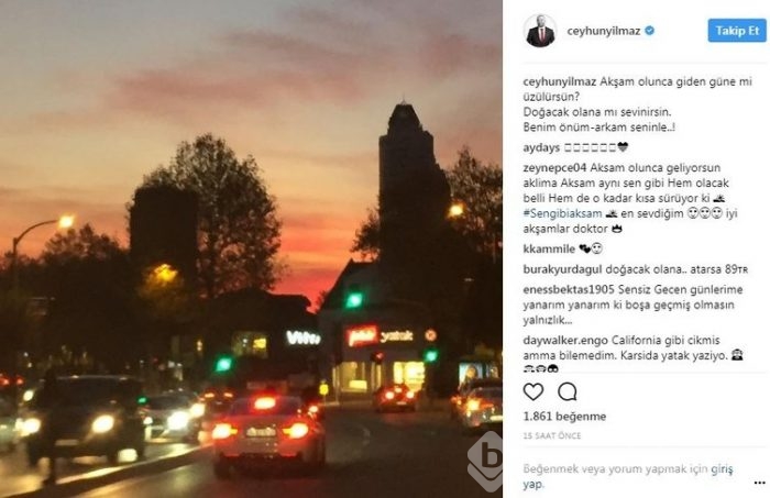 Ünlülerin instagram paylaşımları