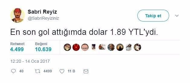 Twitter fenomeni Sabri Reyiz'den inciler