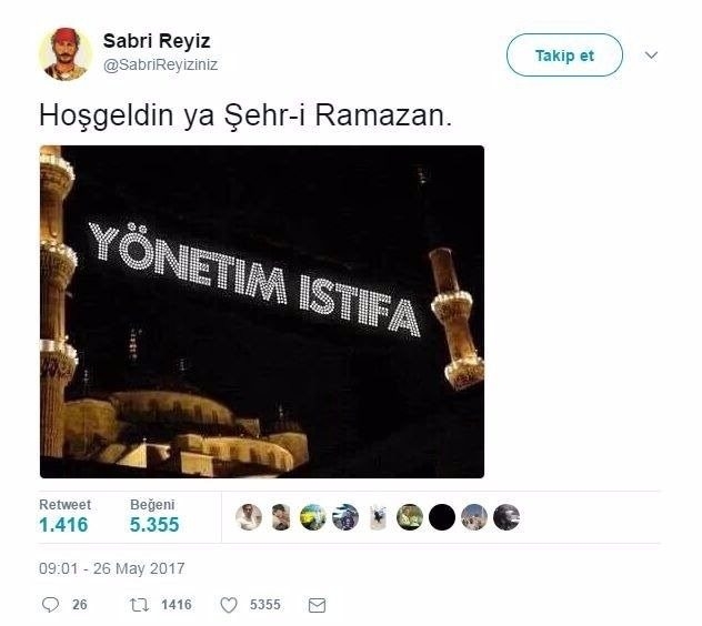 Twitter fenomeni Sabri Reyiz'den inciler
