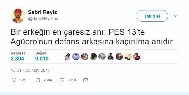Twitter fenomeni Sabri Reyiz'den inciler