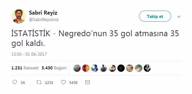 Twitter fenomeni Sabri Reyiz'den inciler