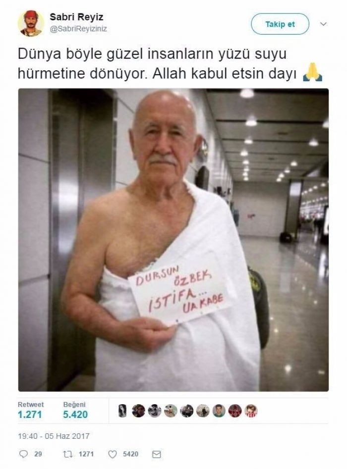 Twitter fenomeni Sabri Reyiz'den inciler