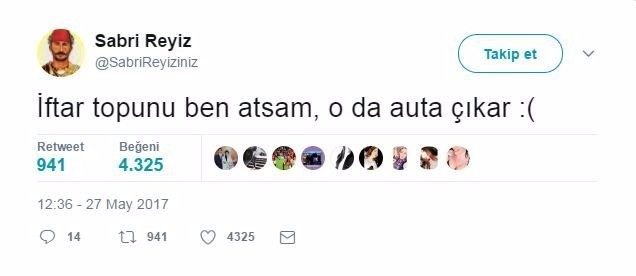 Twitter fenomeni Sabri Reyiz'den inciler
