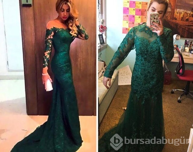 İnternnette görüp sipariş vermişti ama bakın ne geldi?