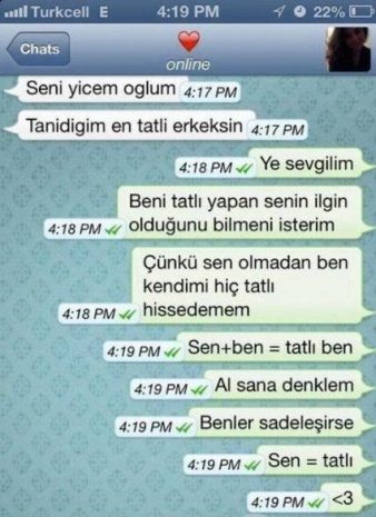 İlgi gören whatsapp mesajlaşmalari