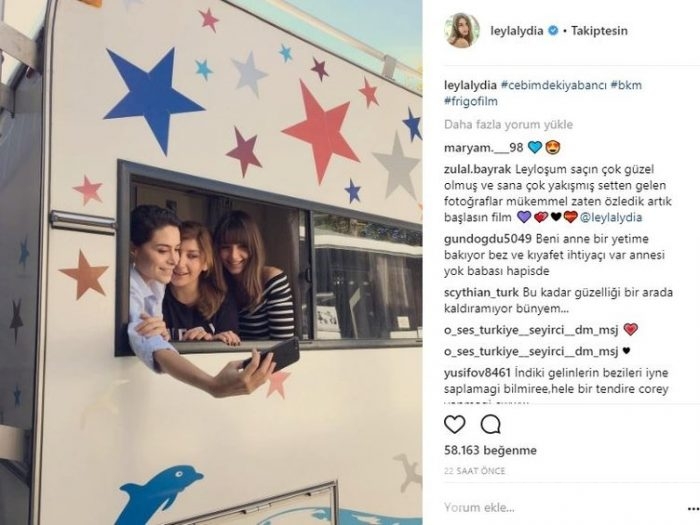 Ünlülerin instagram paylaşımları