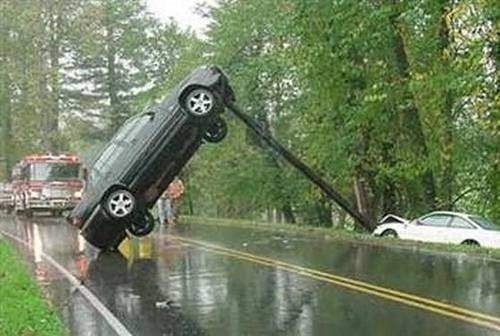 İnanılmaz trafik kazaları