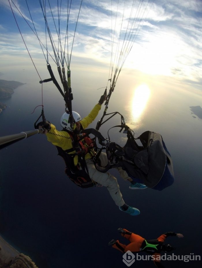 Gökyüzünde adrenalin dolu dakikalar