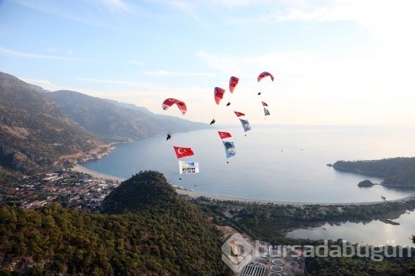 Gökyüzünde adrenalin dolu dakikalar