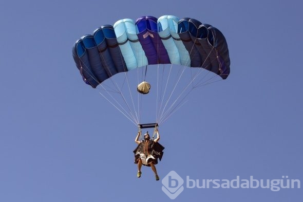 Gökyüzünde adrenalin dolu dakikalar