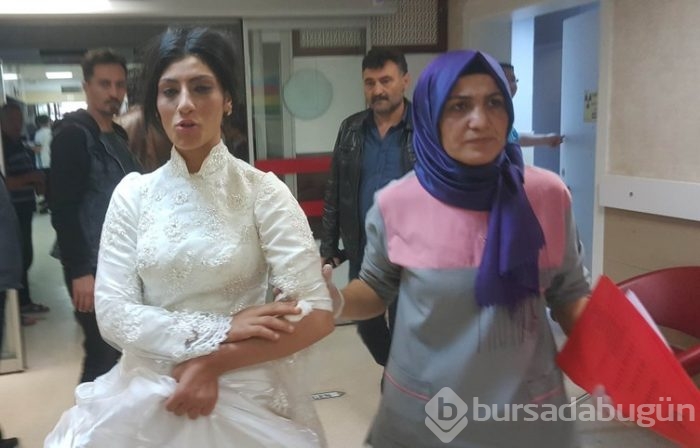 Gelini dövüp hastanelik ettiler