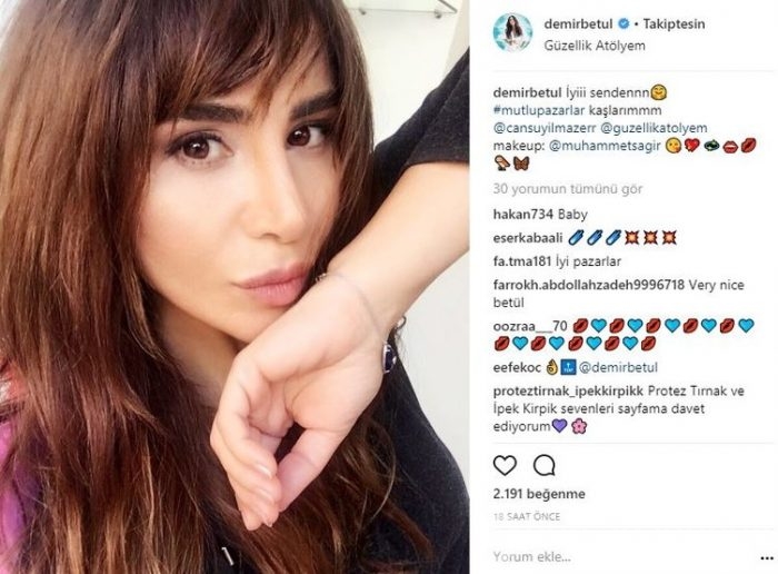 Ünlülerin instagram paylaşımları (23.10.2017)